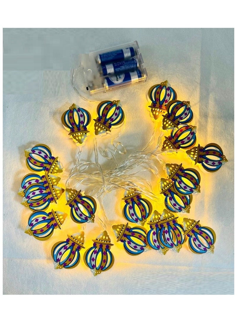 Boxwoods Ramadan And Eid Decorative String 20 LED Lights - Image 2